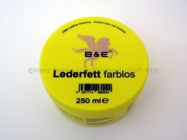 B&E Lederfett farblos 250ml