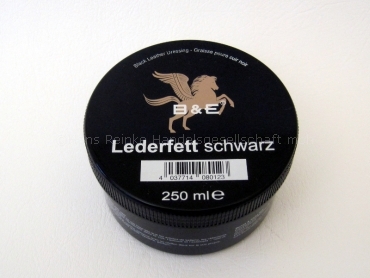 B&E Lederfett schwarz 250ml